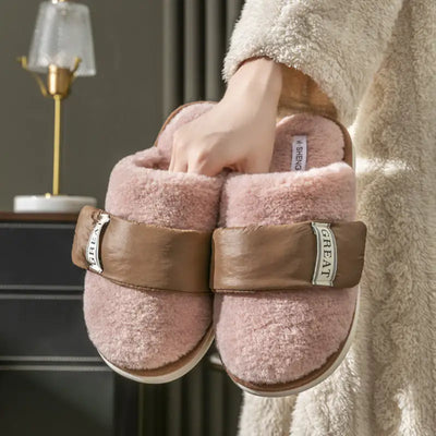 Winter Indoor Premium Cotton Home Slippers