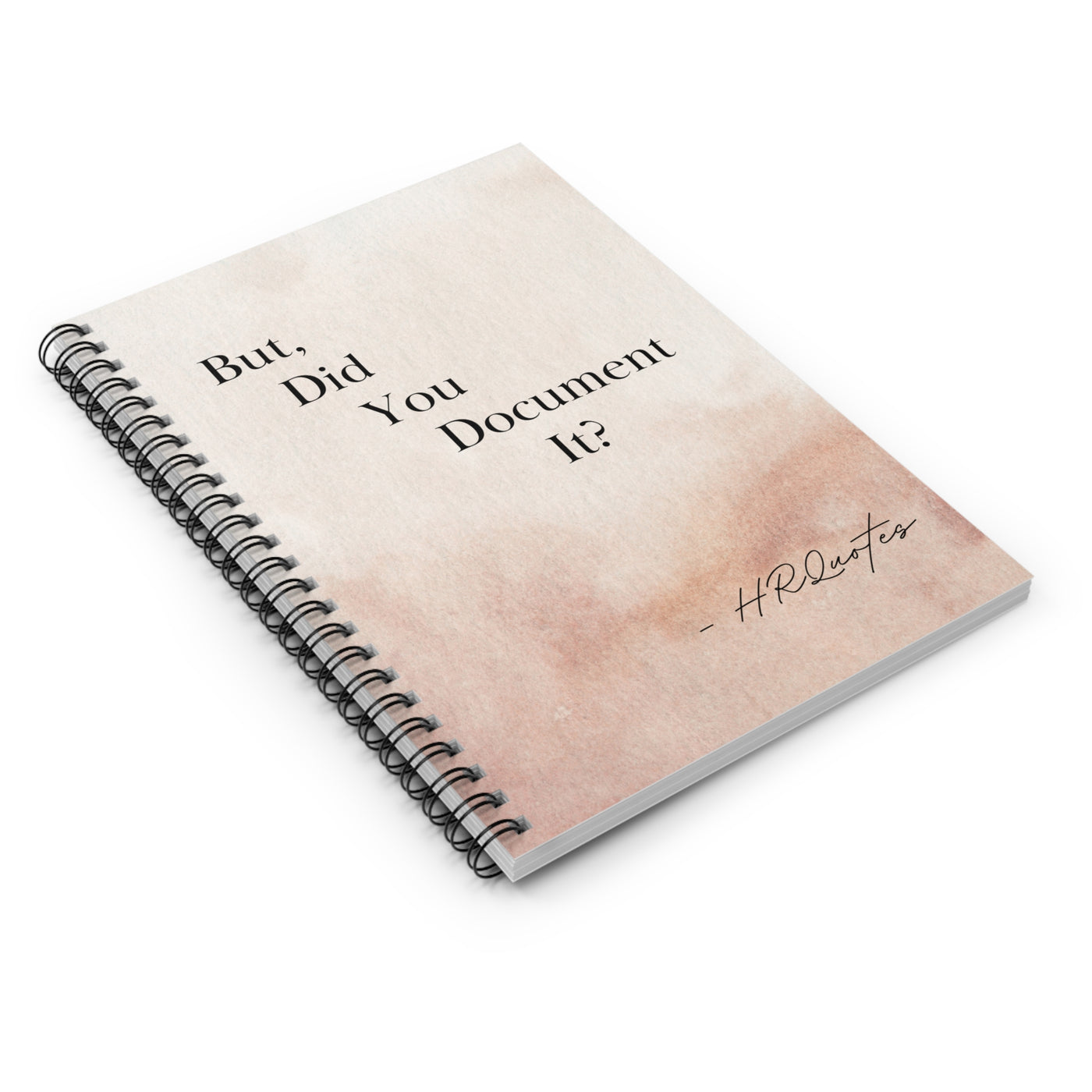 Spiral Notebook - HR Quotes - Ruled Line - Corporate Gift