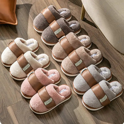 Winter Indoor Premium Cotton Home Slippers