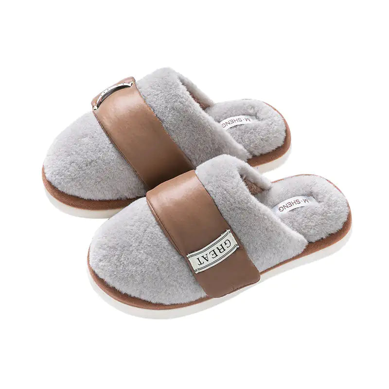 Winter Indoor Premium Cotton Home Slippers