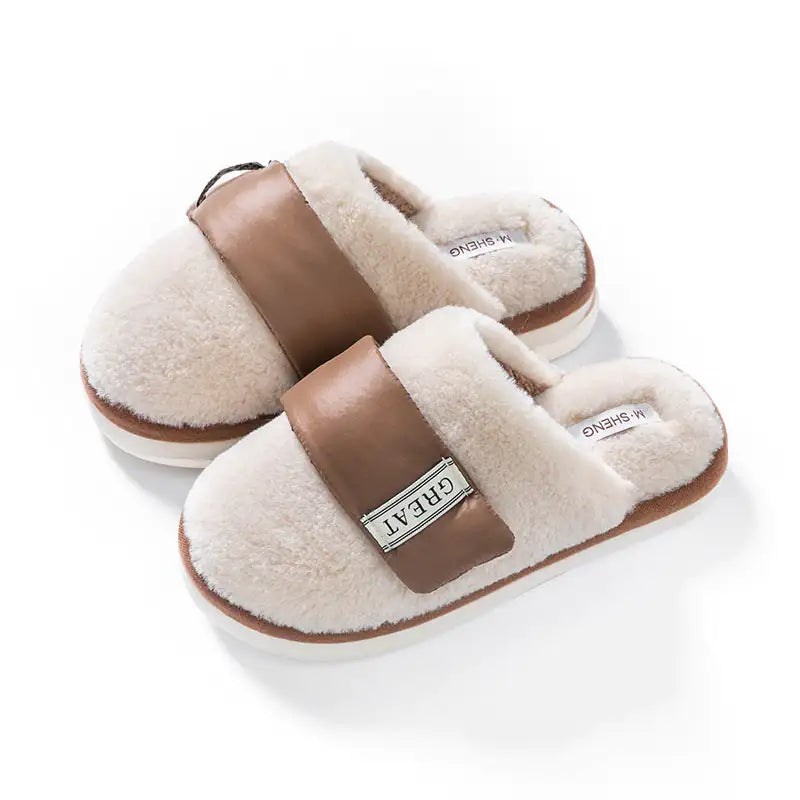 Winter Indoor Premium Cotton Home Slippers