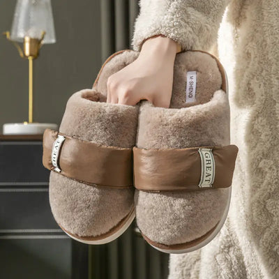 Winter Indoor Premium Cotton Home Slippers