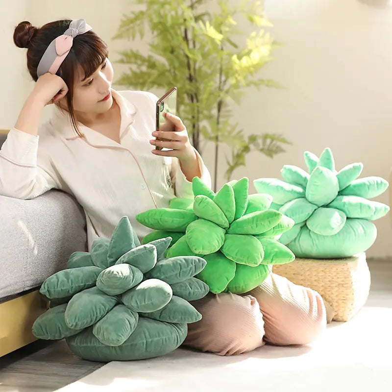 Lifelike Succulent Plants Plushie